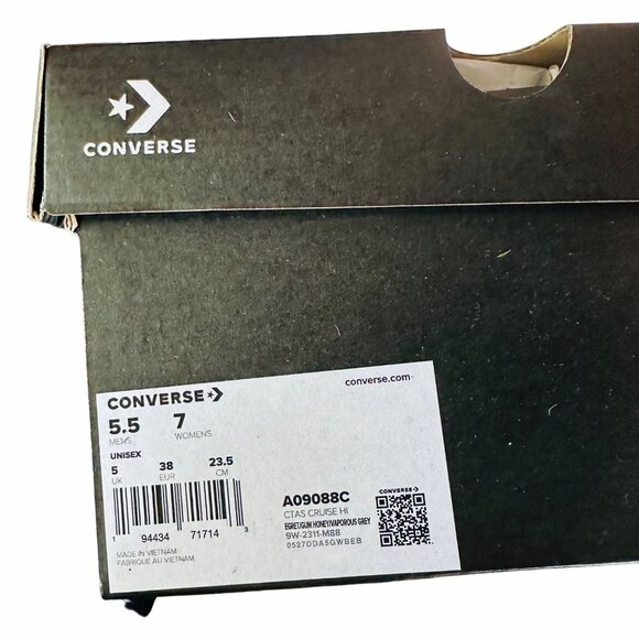 Rare Converse Chuck Taylor AllStar Cruise HI 5.5 Men Shoes Snekaer Suede A09088C - Picture 7 of 9